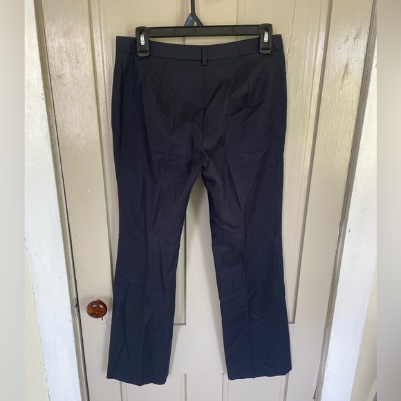 Brooks Brothers Navy Blue Straight Leg Pants Trousers 100% Cotton Professional - Picture 13 of 14